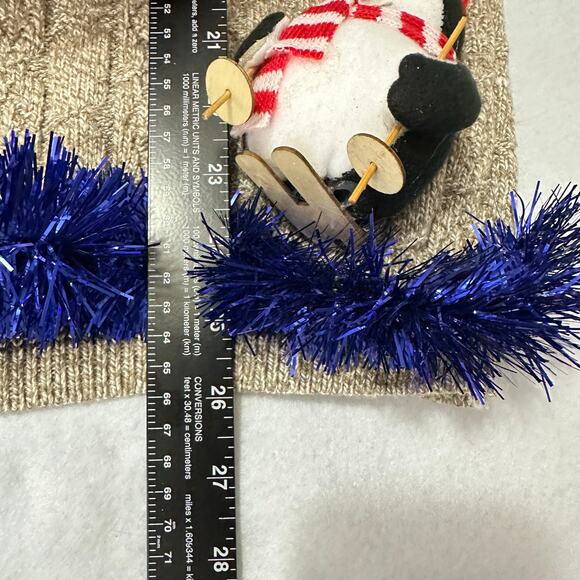 Ugly Christmas Sweater Elf Squishmallow LIGHTS UP Tinsel Xmas Party Winner XL - Picture 5 of 5